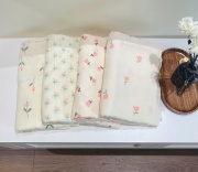 Khăn mặt muslin, khăn tắm muslin nhiều màu cho bé giá rẻ